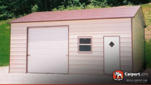22x26 One Car Metal Garage 22x26 One Car Metal Garage Building